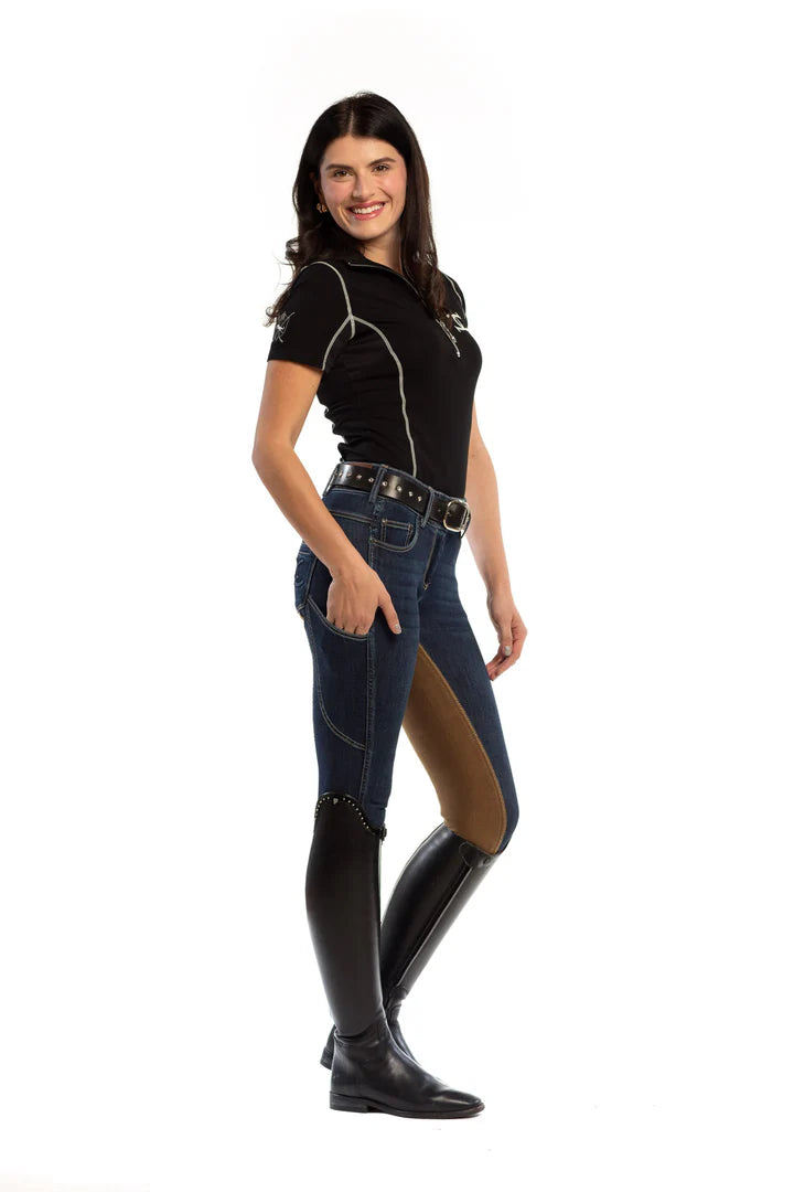 Equestrian Jean — Full Seat with Cell Phone Pocket | Vintage Wash