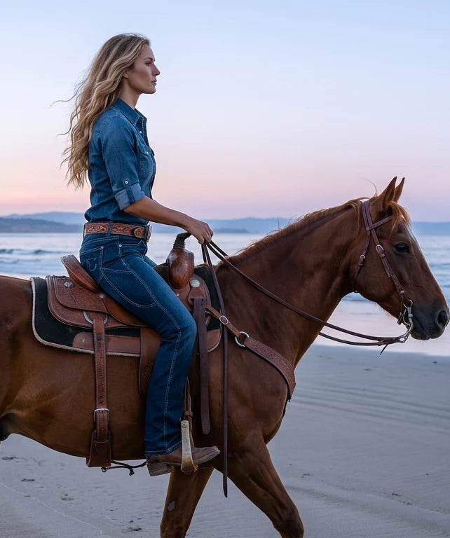 Classic Jean Shirt — Vintage Blue